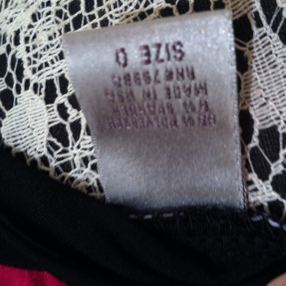 Chico's fuchsia,black &pink dress. - Picture 4 of 4