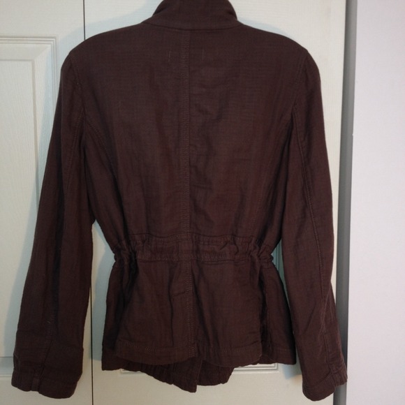 LOFT Soft Cotton Jacket w/ Cinch Tie Front - Picture 3 of 3