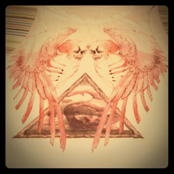 Sleeveless skull printed tank from divided by h&m