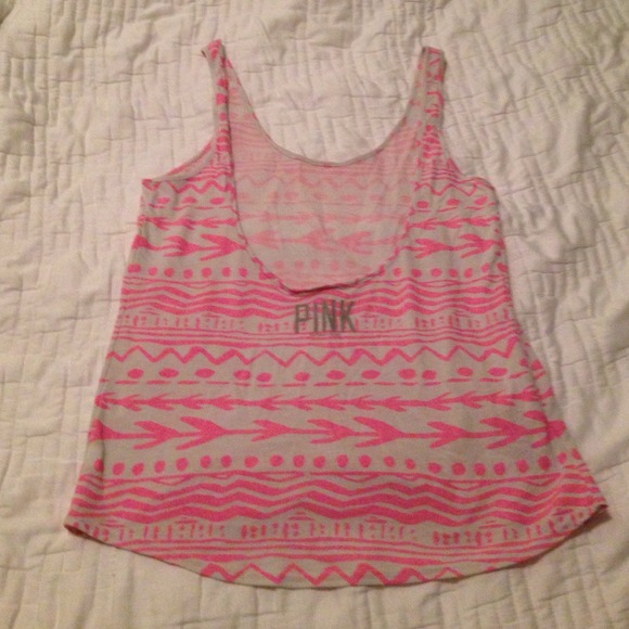 PINK Aztec print tank - Picture 2 of 2