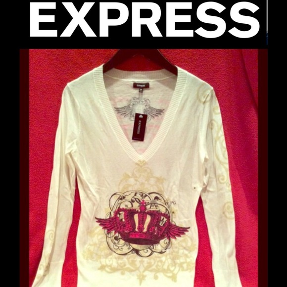 Express V-neck pullover!