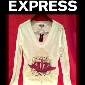 Express V-neck pullover!