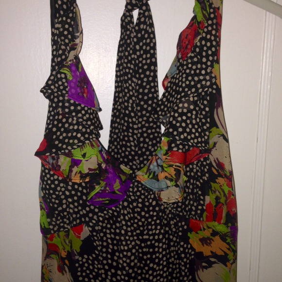 Betsey Johnson Silk Floral Dress - Picture 2 of 4