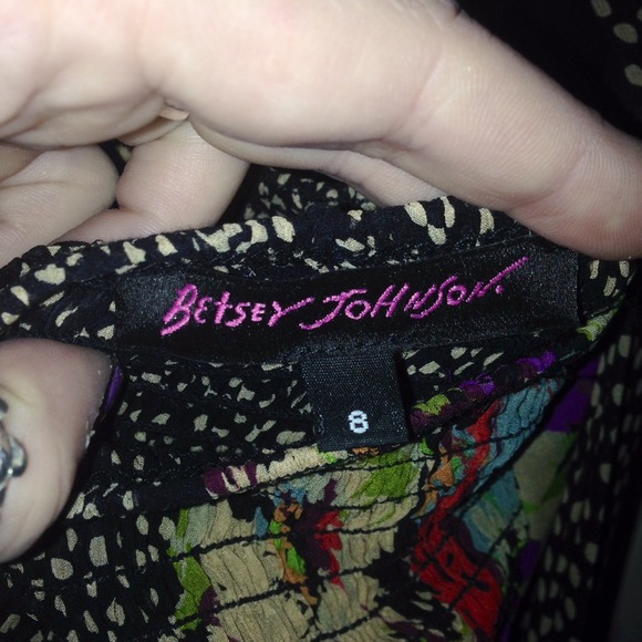 Betsey Johnson Silk Floral Dress - Picture 4 of 4
