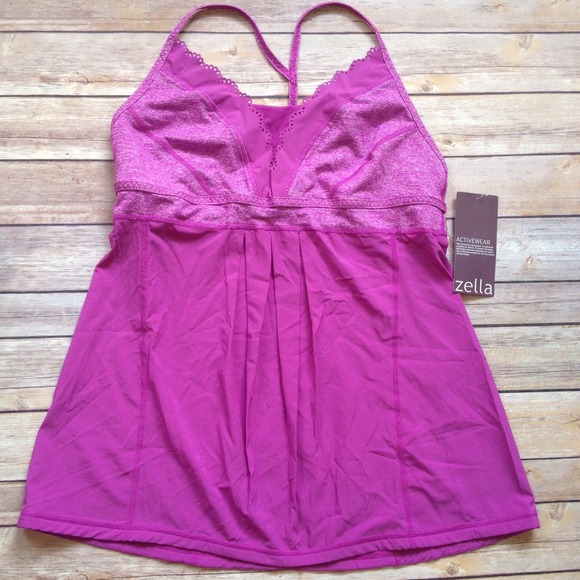 NWOT Rare Zella 'Hero' T-Back Tank - Picture 2 of 4