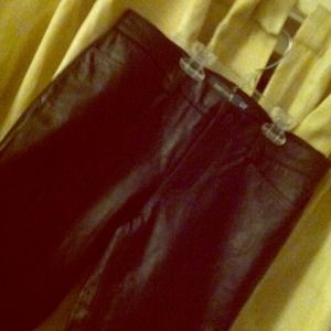 GAP Leather Boot Cut Pant