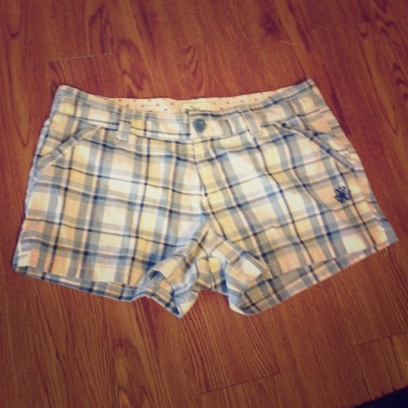 Plaid shorts
