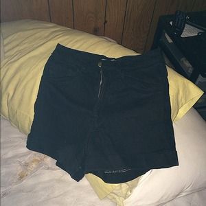 Black American Apparel Hight Waist Shorts