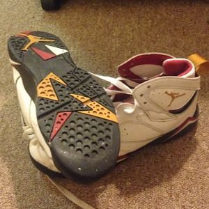 Air Jordan retro 7 " 2011 cardinal"