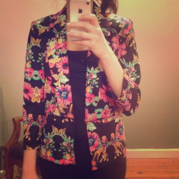 SOLD! Floral Blazer