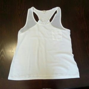 Sold* Long white tank