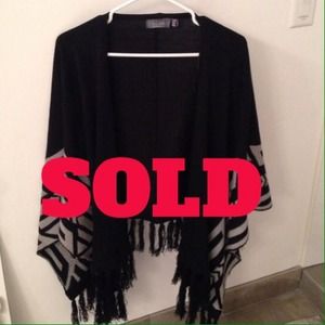 Tribal sweater wrap