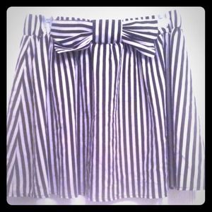 Love Culture Striped Skirt