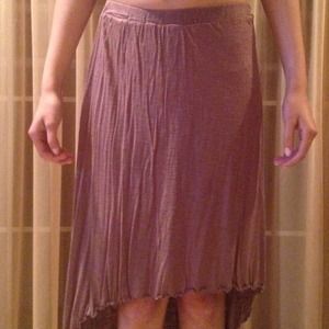 Hi-low skirt