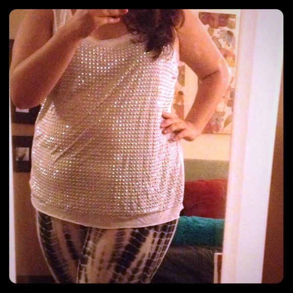 💎Michael Kors bedazzled tank💎