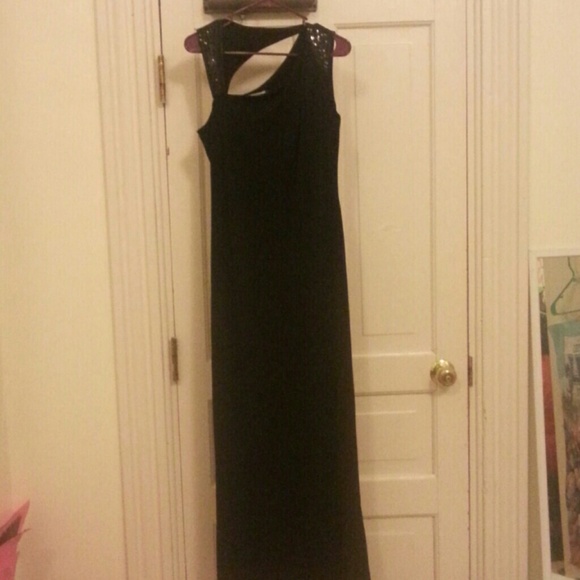 Calvin Klein Long Black Formal Dress