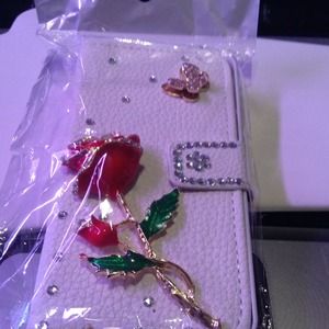 Wallet and flip pouch cover for iPhone 5