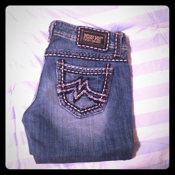 Miss Me crops - worn twice.