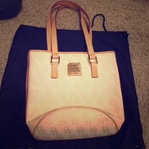 Dooney and Bourke yellow bucket bag