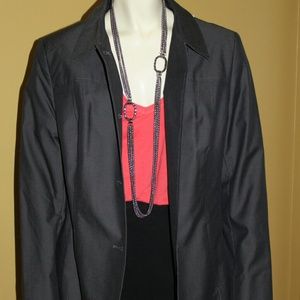 SOLD,   TALBOTS Petite Black Blazer, Size 12