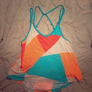 Geometric Print Tank Top Size medium