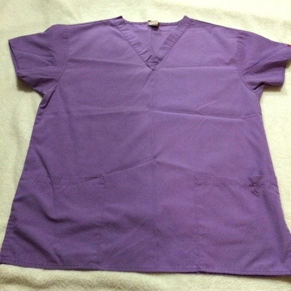 Purple Dickies Scrub Top