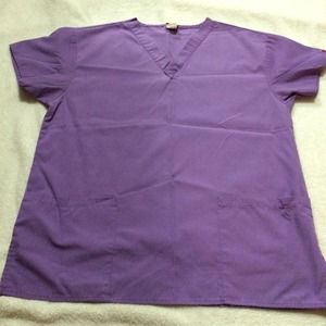 Purple Dickies Scrub Top