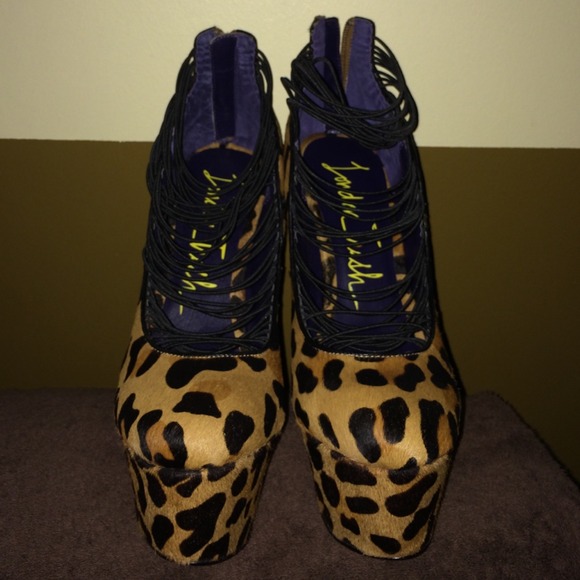 LondonTrash super-high heel sexy leopard platform