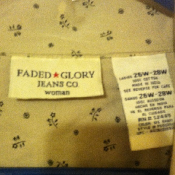 Faded Glory Blouse - Picture 2 of 2