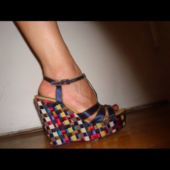 ⛔️ SOLD TO A FRIEND⛔️JOEY O RIBBON WEDGE 🎀