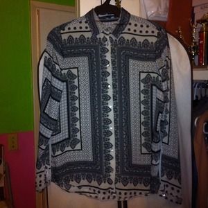 Zara Celine Silk Shirt