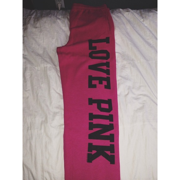Pink sweats