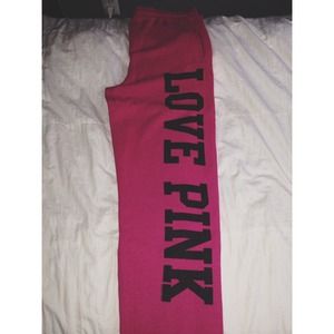 Pink sweats