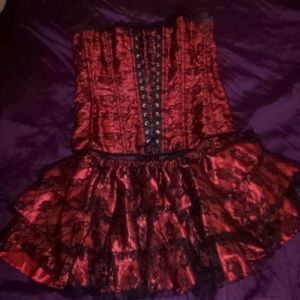 Corset & skirt set