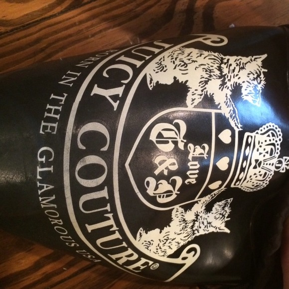 BLACK JUICY COUTURE RAIN BOOTS - Picture 2 of 3