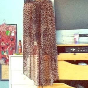High low skirt