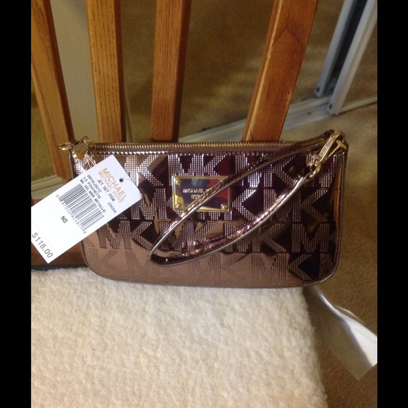 SOLD - NWT Michael Kors large Wristlet