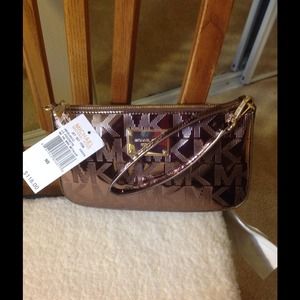 SOLD - NWT Michael Kors large Wristlet