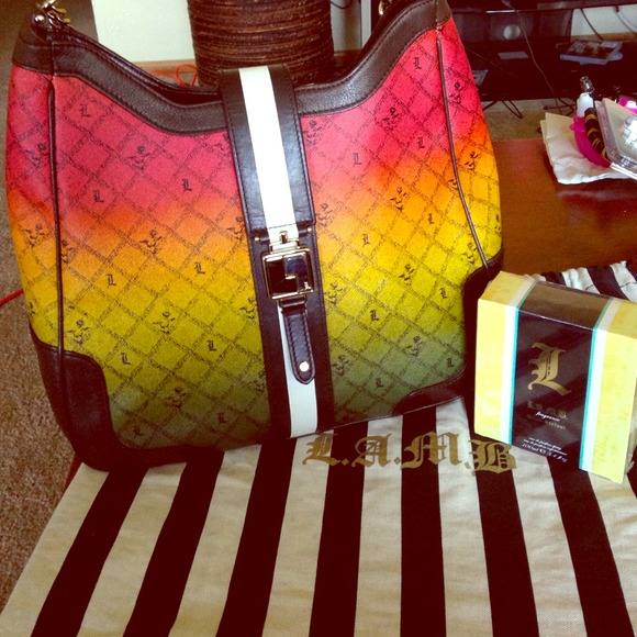L.A.M.B bundle! Authentic Rasta Ombré handbag