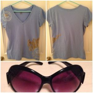 Juicy Couture Sleep Shirt and Tiger Sunglasses