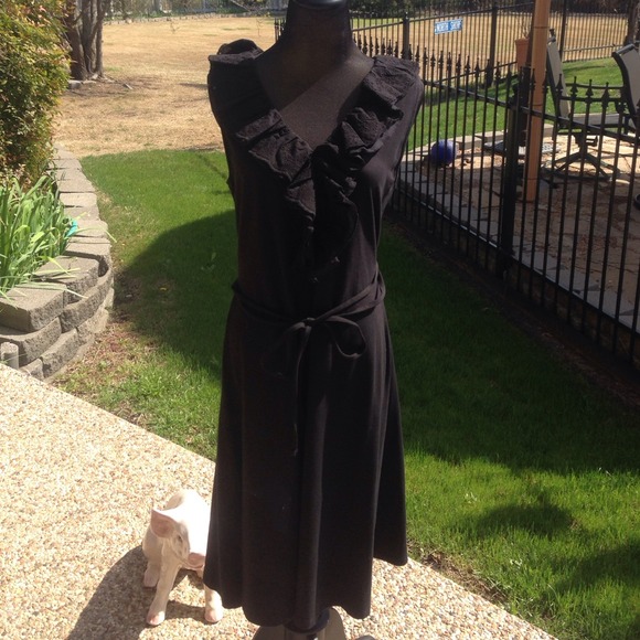 Black sleeveless Lauren by Ralph Lauren sundress