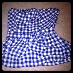 Abercrombie strapless top
