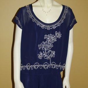 SOLD.  XXI BOUTIQUE, TWENTY ONE, Navy Bl Large