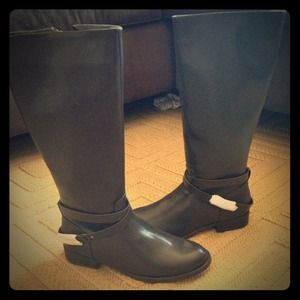 Dark Brown Riding Boots