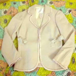 🎀 Pink Wool Rebecca Taylor Blazer🎀