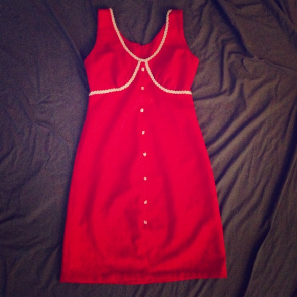 Vintage red dress