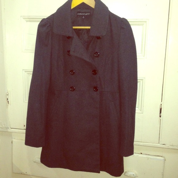 Worn Forever 21 Long peacoat sz S