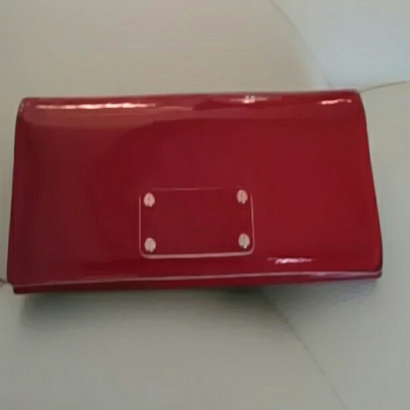 Kate Spade patent leather red wallet