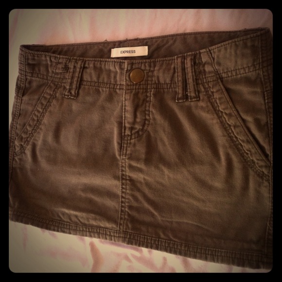Express mini demin skirt
