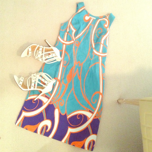 Colorful Shift dress Sz. 4